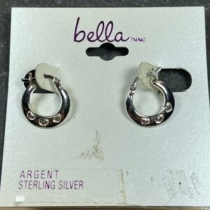 Argent Sterling Silver Hoops